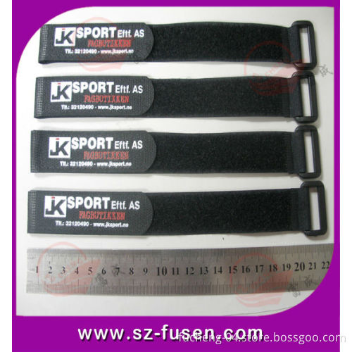 Printed Reusable Hook Loop Fastening Velcro Cable Tie